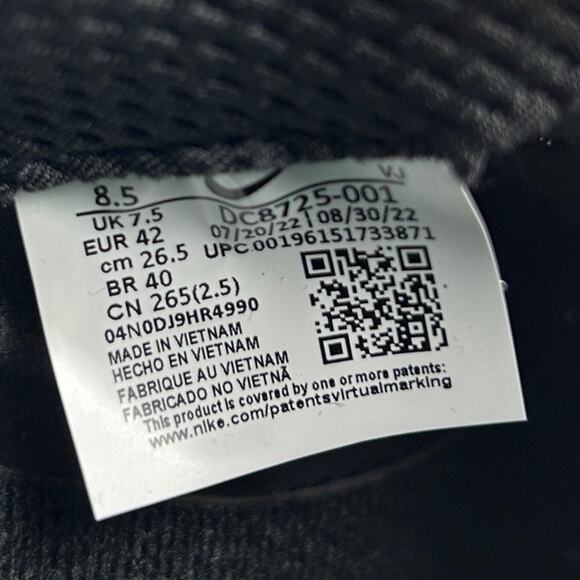 Nike Zoom Rival Distance Spikes Track and Field Shoes Men's Size 8.5 Black - Picture 9 of 9